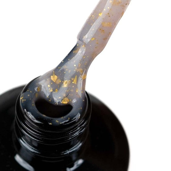 Mystic Nails - Flexi Gold Flakes Nude - 12 ml (HEMA-FREE)