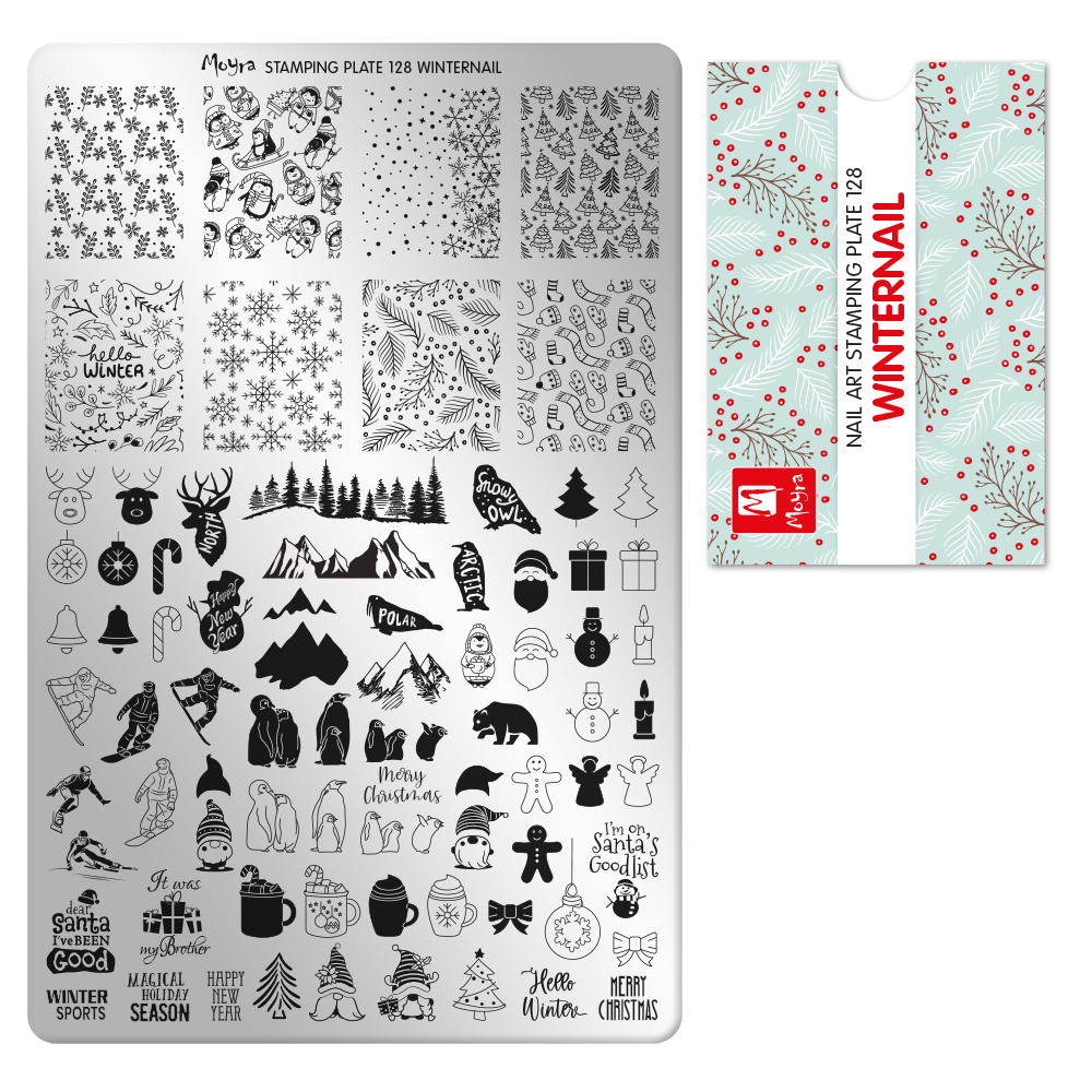 Moyra Stamping Plate - 128 - Winternail