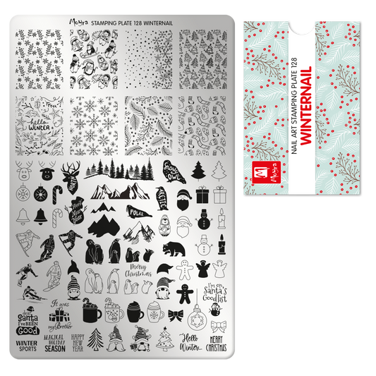 Moyra Stamping Plate - 128 - Winternail