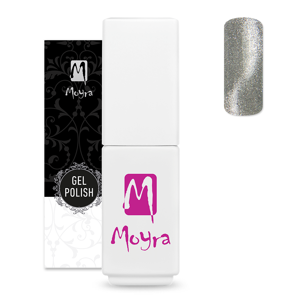 Moyra - Mini Gel Polish - Magnetic 508 Silver