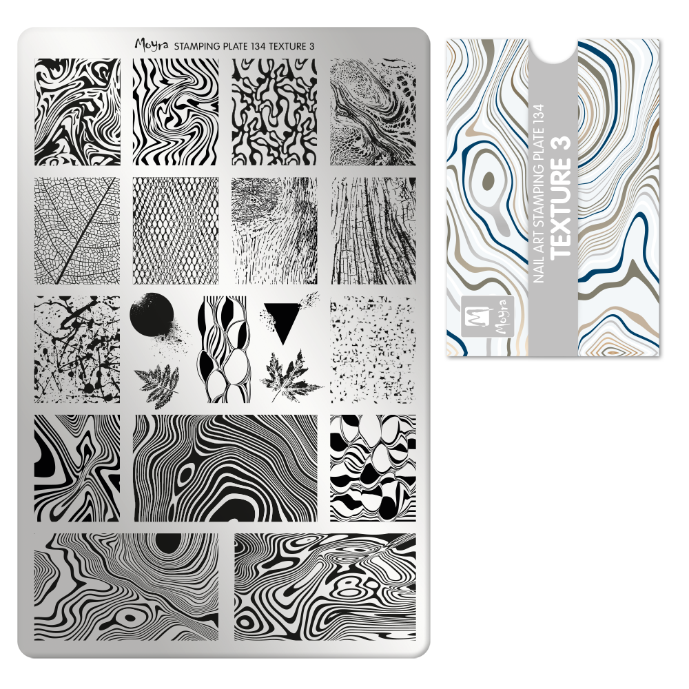 Moyra Stamping Plate - 134 - Texture 3