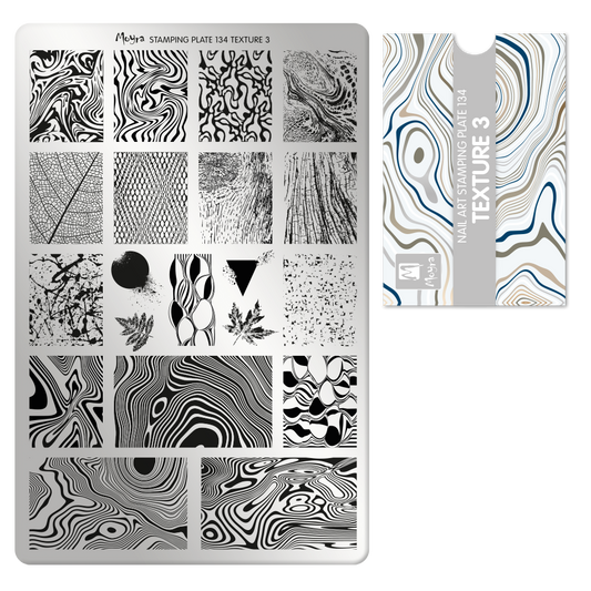 Moyra Stamping Plate - 134 - Texture 3