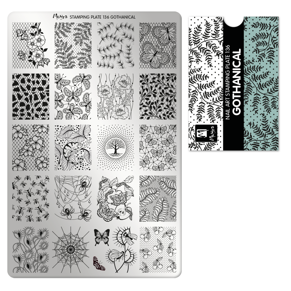 Moyra Stamping plate - 136 - Gothanical