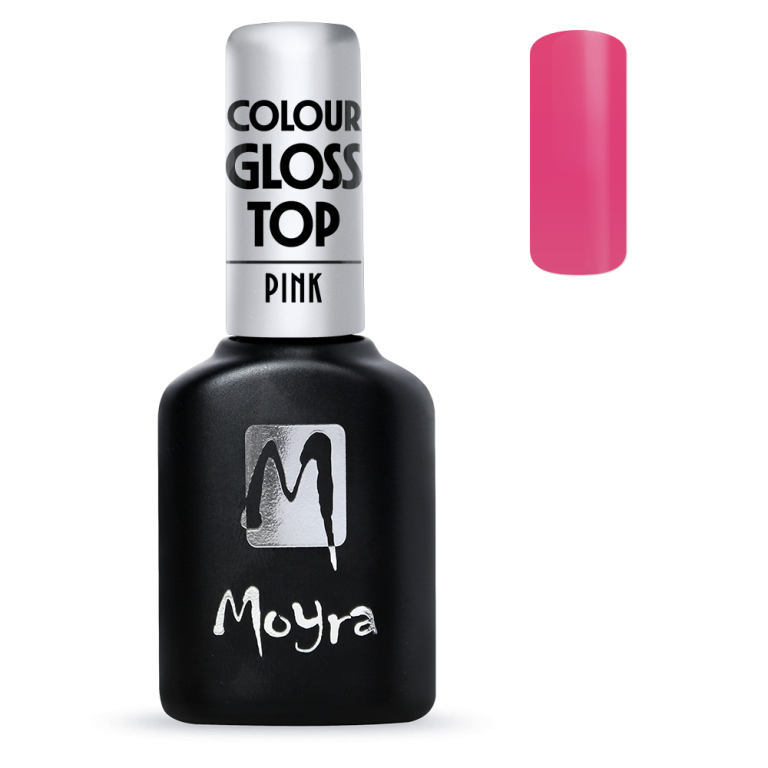Moyra - Colour Gloss Top Gel - No. 02 Pink