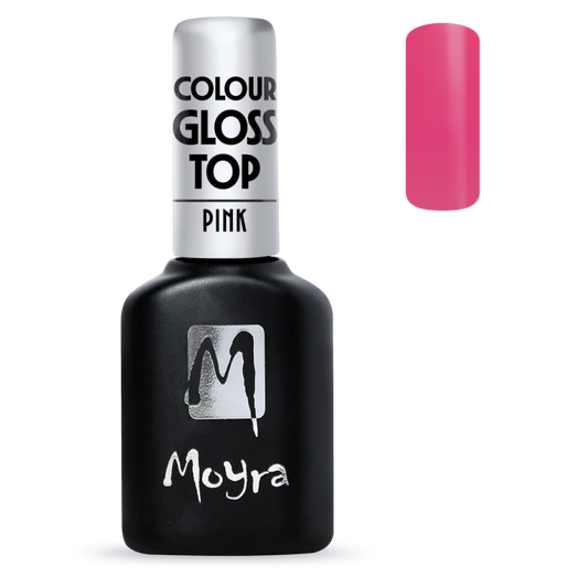 Moyra - Colour Gloss Top Gel - No. 02 Pink
