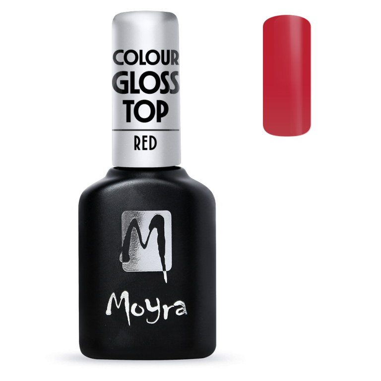 Moyra - Colour Gloss Top Gel - No. 03 Red