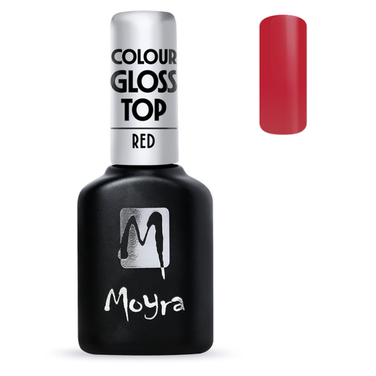 Moyra - Colour Gloss Top Gel - No. 03 Red