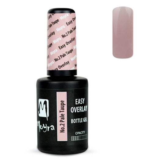 Moyra - Easy Overlay Bottle Gel - No.2 Pale Taupe