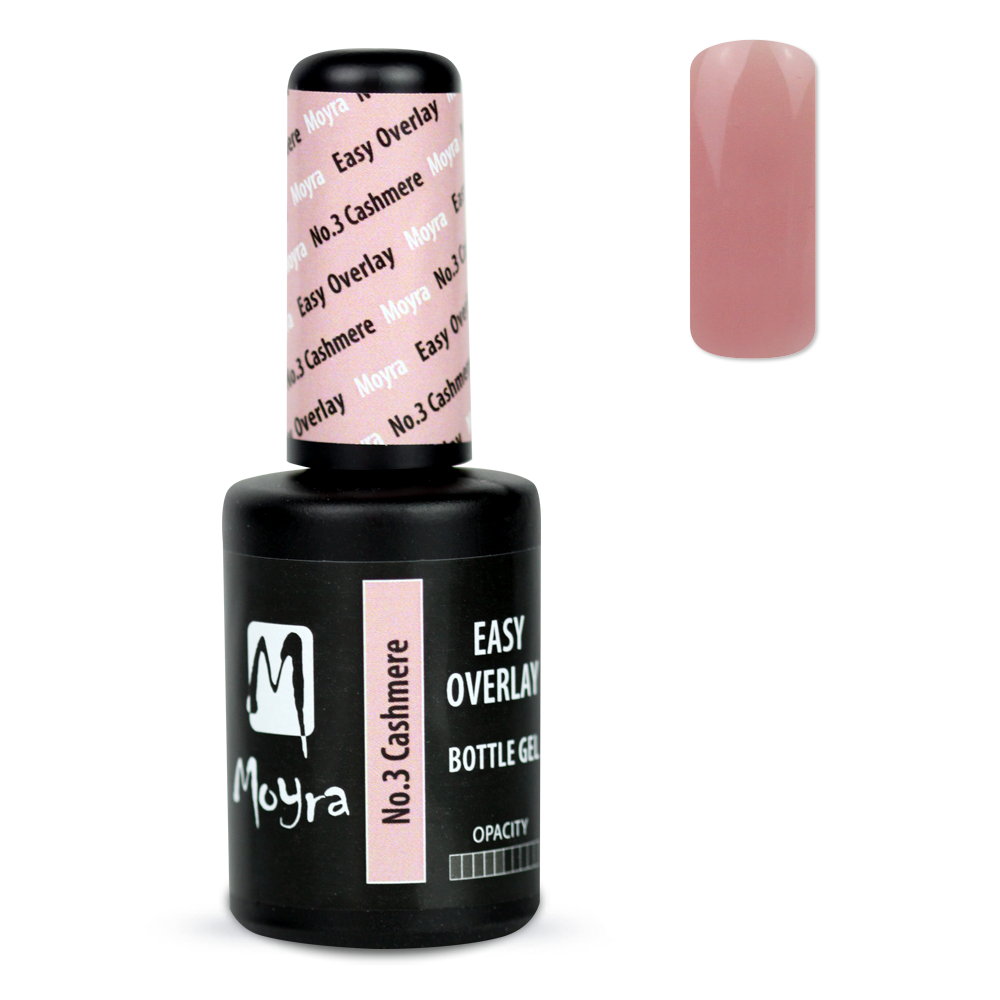 Moyra - Easy Overlay Bottle Gel - No.3 Cashmere