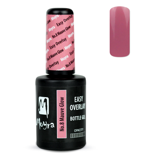 Moyra - Easy Overlay Bottle Gel - No.8 Mauve Glow
