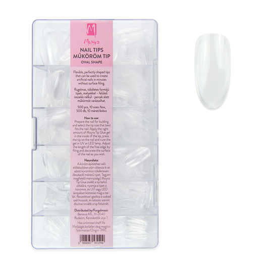 Moyra Nail Tips (full cover) - Oval Shape