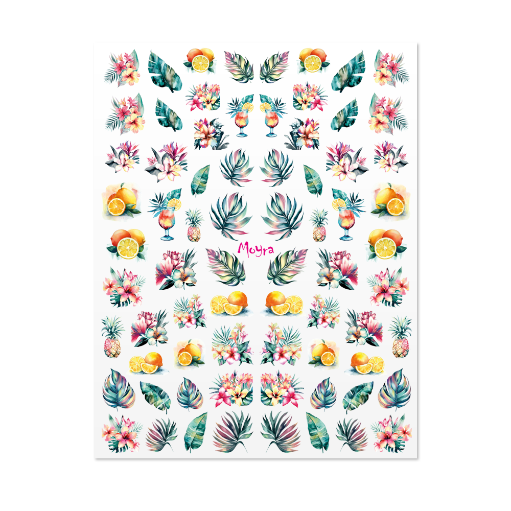 Moyra Watertransfer Sticker Selection NO. 01 Tropical