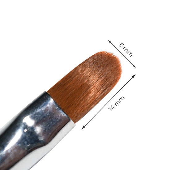 Mystic Nails - Glamour No File Oval Gel Brush #6