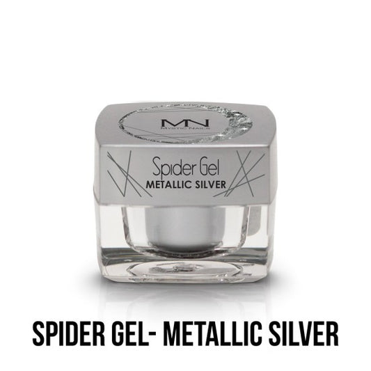 Mystic Nails - Spider Gel - Metallic Silver (HEMA-free)