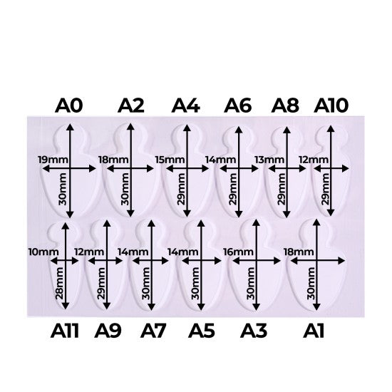 Mystic Nails - Silicone Smile Line (12 pcs/package)