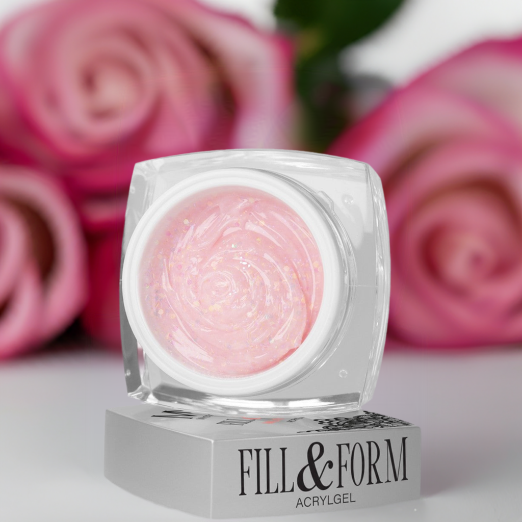 Mystic Nails - Fill&Form Acrygel - Holo Milky Rose (HEMA-free)