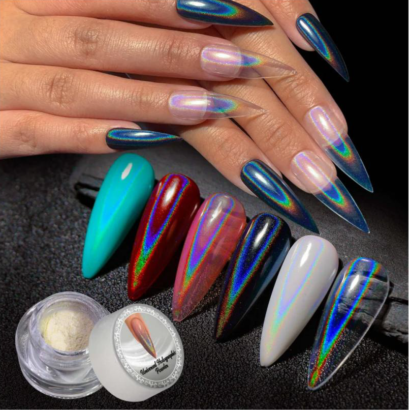 Holo Nail Art Chrome Powder - Clear
