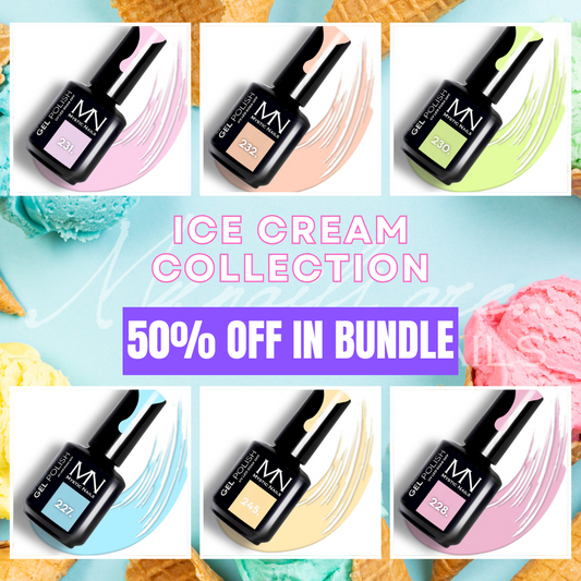 Mystic Nails Ice Cream Gel Polish - Last Scoop Set