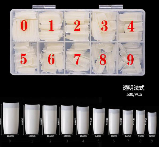 Natural Square Half Tip 0506