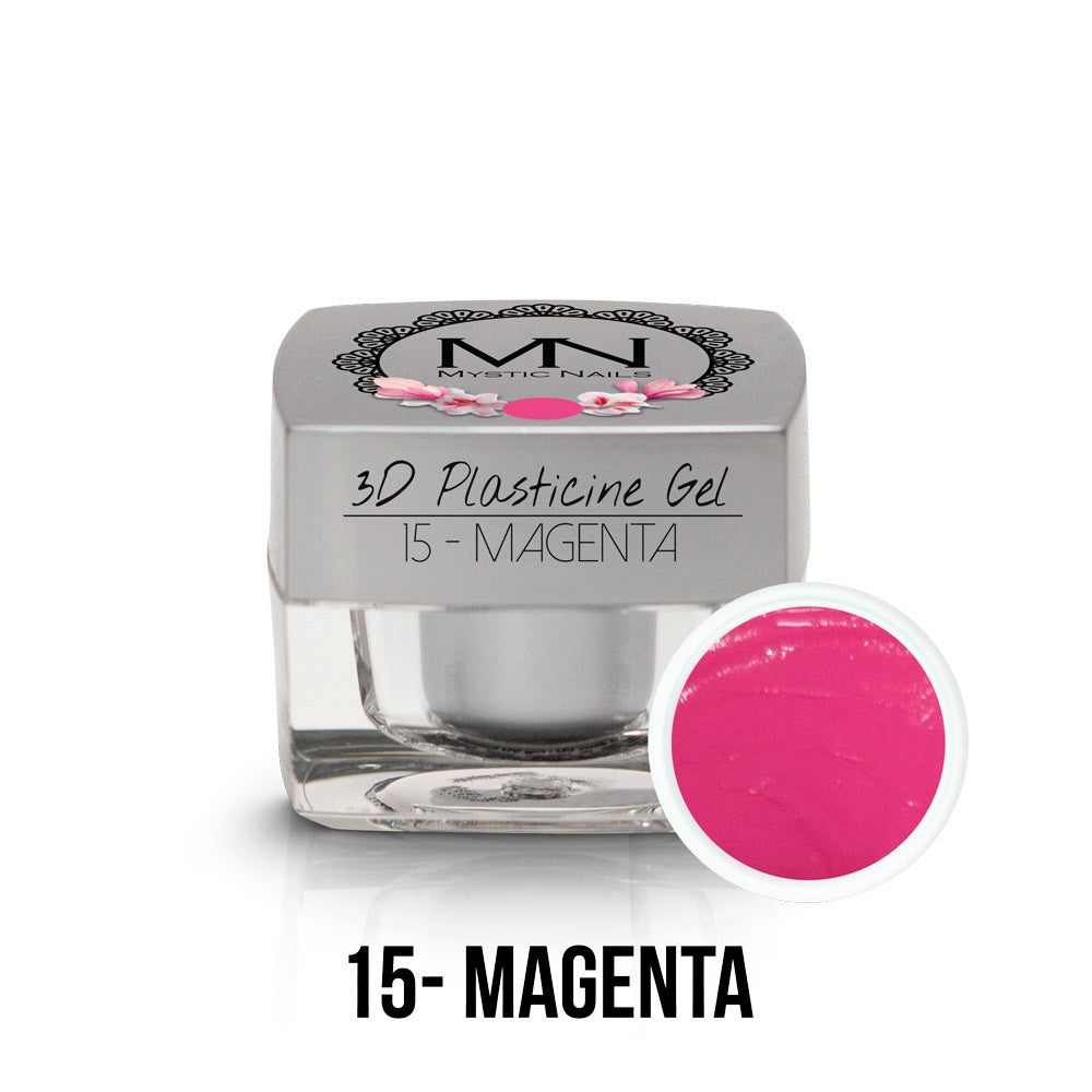 Mystic Nails - 3D Plasticine Gel - 015 - Magenta