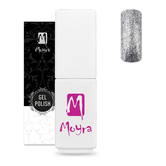 Moyra Mini Gel Polish Diamond Collection - 601 - Silver
