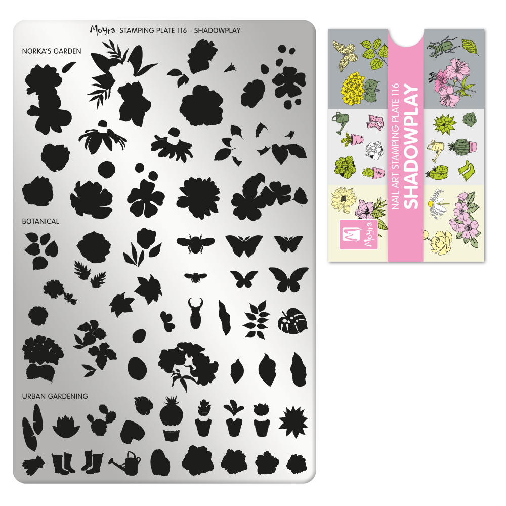 Moyra Stamping Plate - 116 - Shadowplay