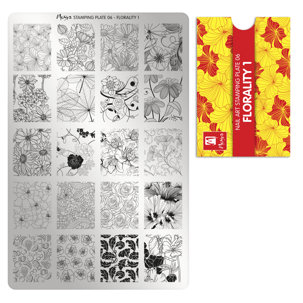 Moyra  Stamping Plate - 06 - Florality 1