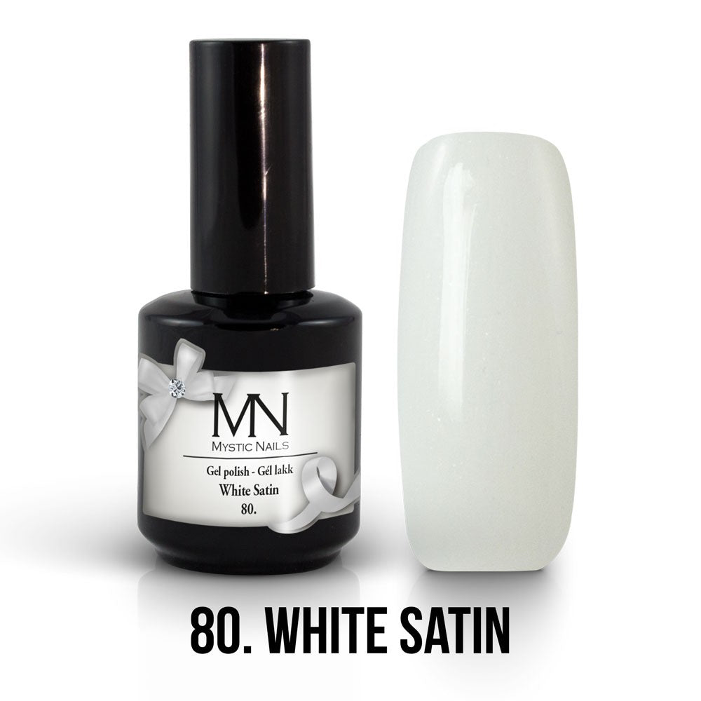 Mystic Nails - Gel Polish 080 - White Satin