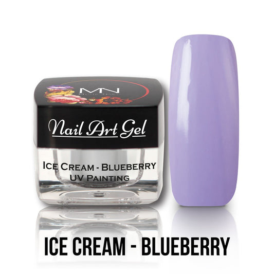 Mystic Nails - Nail Art Gel - Ice Cream - Blueberry (HEMA-free)
