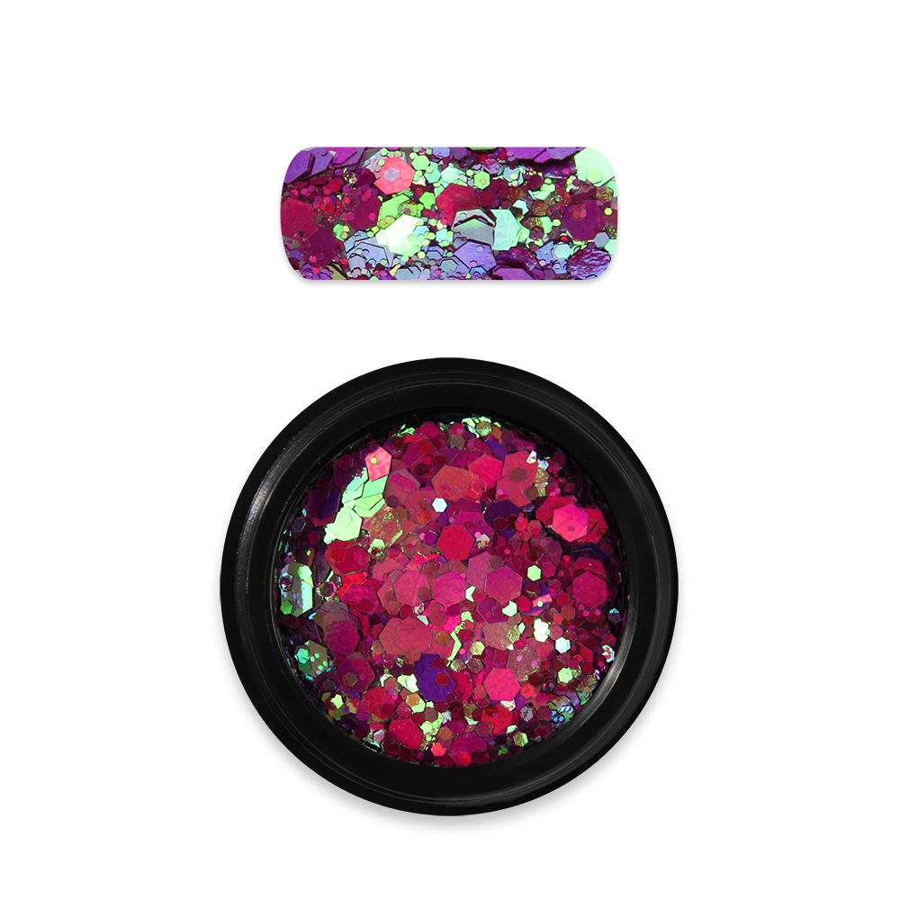 Moyra Holo Glitter Mix - No. 14 - Chameleon mauve