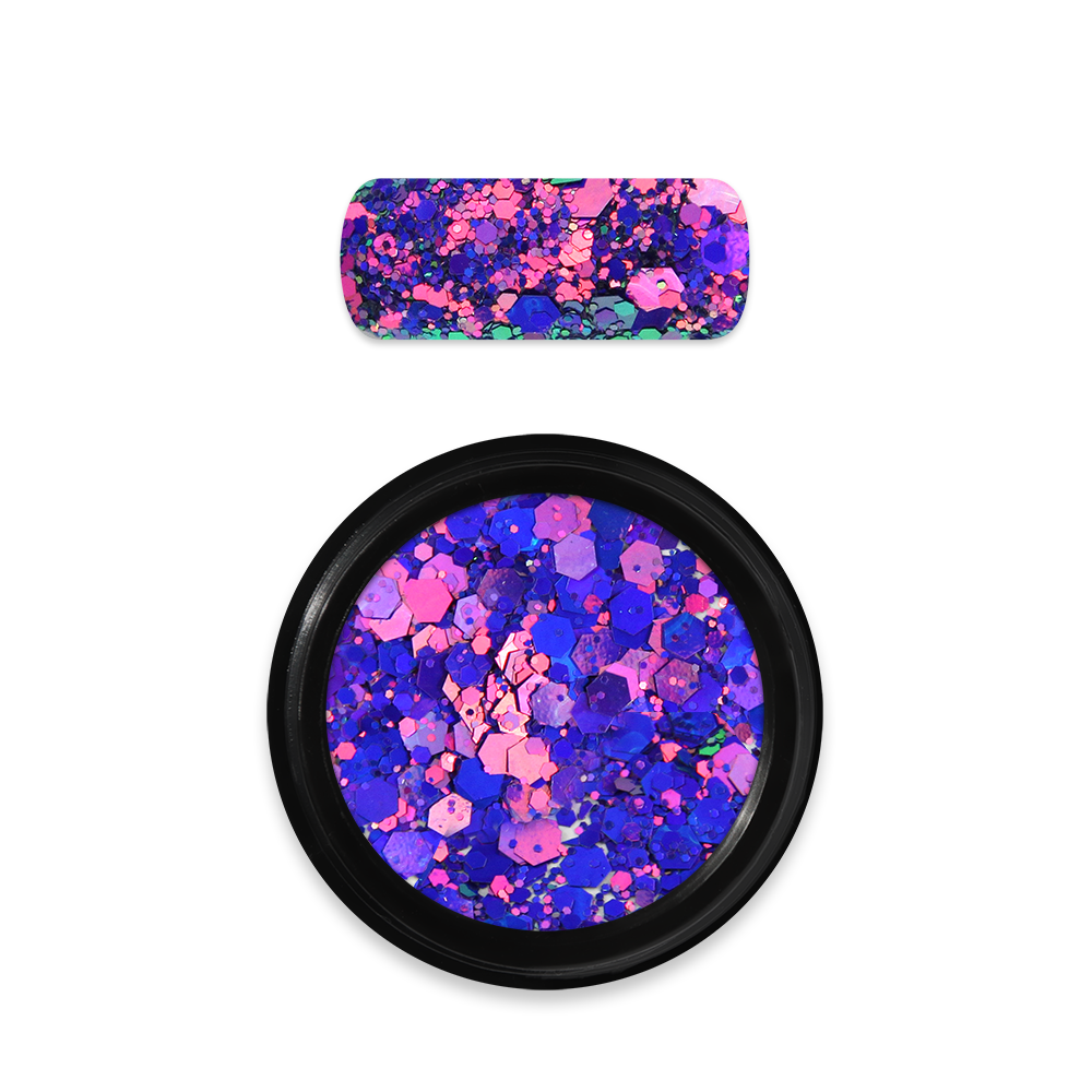 Moyra Holo Glitter Mix - No. 15 - Chameleon purple