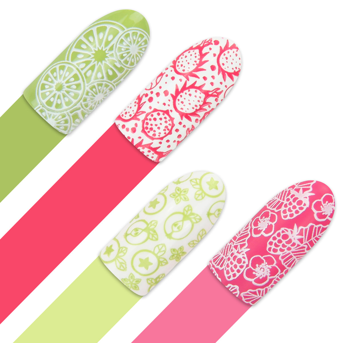 Moyra Stamping Plate - 90 - Dragon fruits