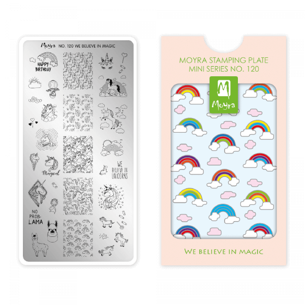 Moyra Mini Stamping Plate - 120 - We Believe In Magic