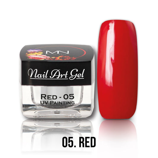 Mystic Nails - Nail Art Gel - 005 - Red (HEMA-free)