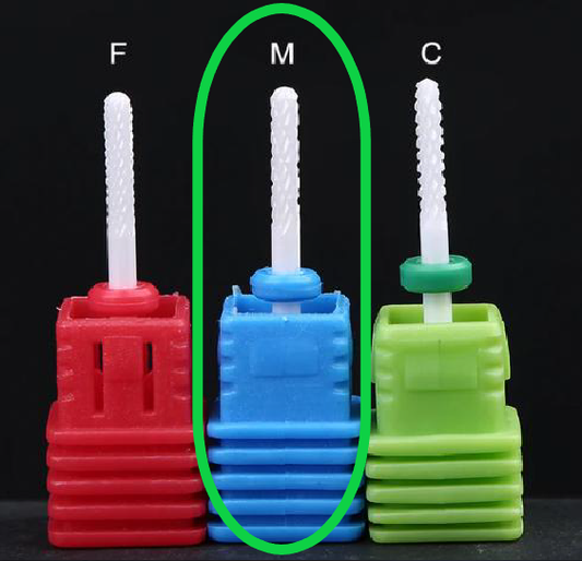 Nail Drill Bit -  Small Barrel - Medium