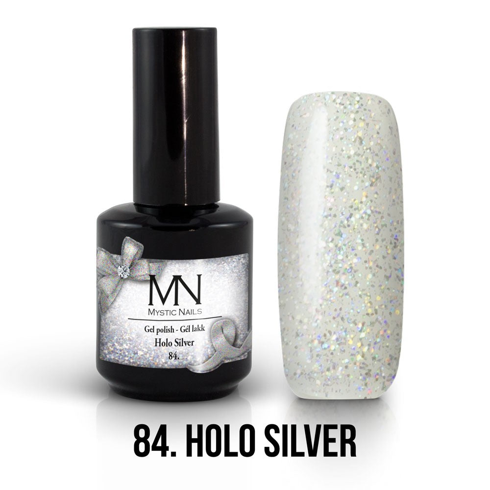 Mystic Nails - Gel Polish 084 - Holo Silver
