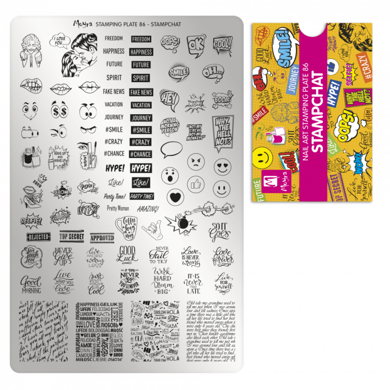 Moyra Stamping Plate - 86 - Stampchat