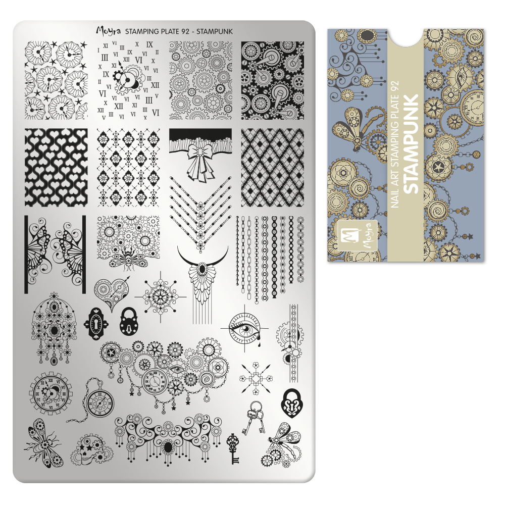 Moyra Stamping Plate - 92 - Stampunk
