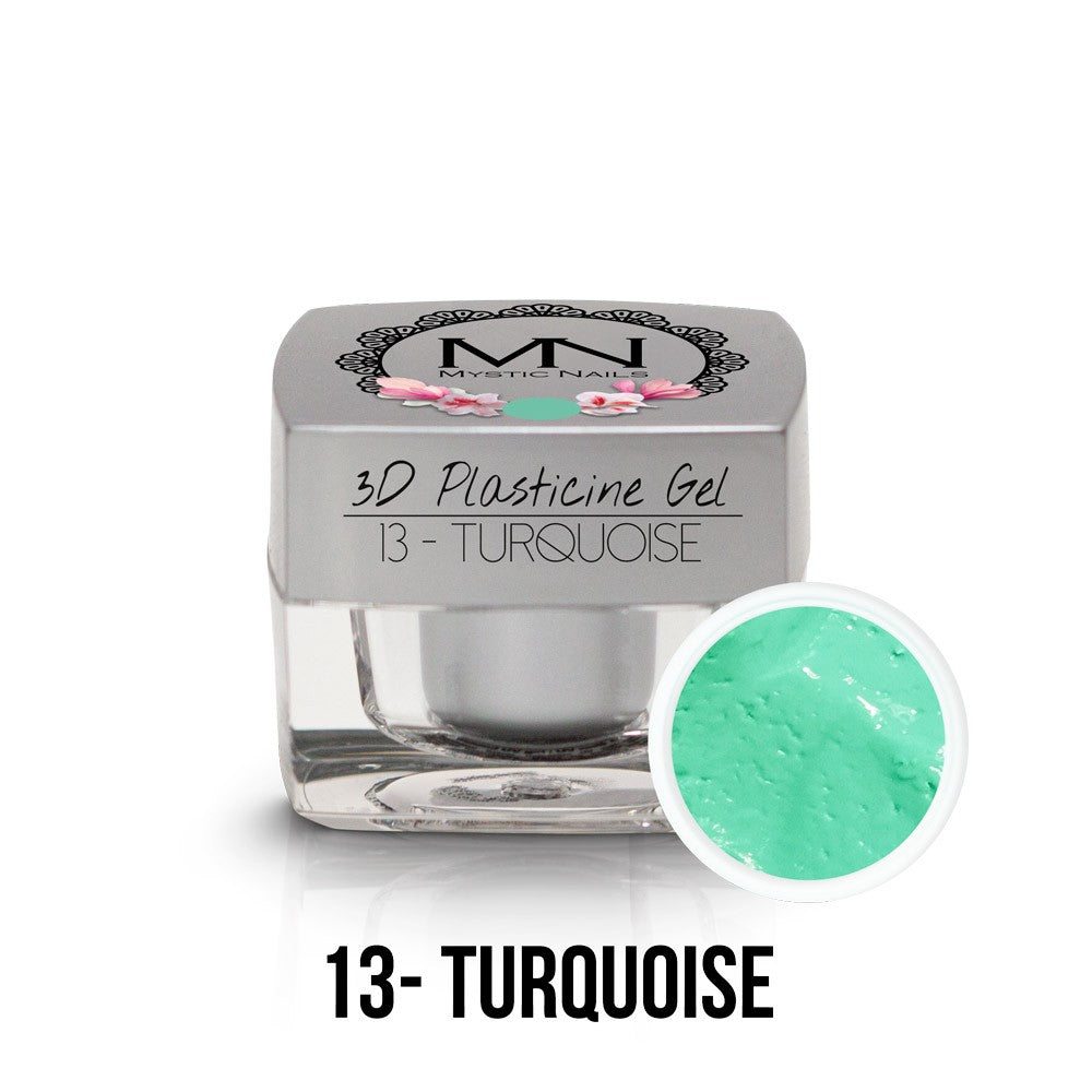 Mystic Nails - 3D Plasticine Gel - 013 - Turquoise