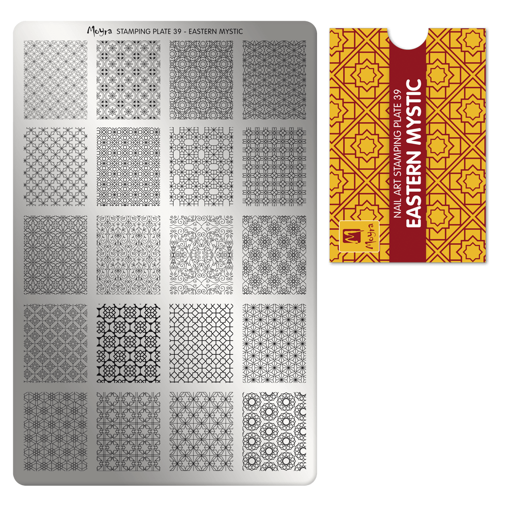 Moyra Stamping Plate - 39 - Eastern Mystic
