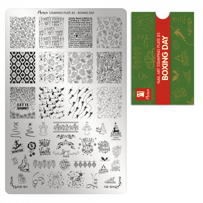 Moyra Stamping plate - 85 - Boxing day