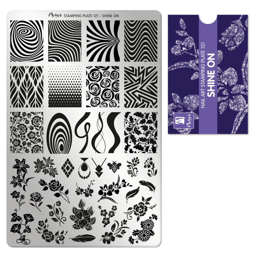 Moyra Stamping Plate - 121 - Shine On
