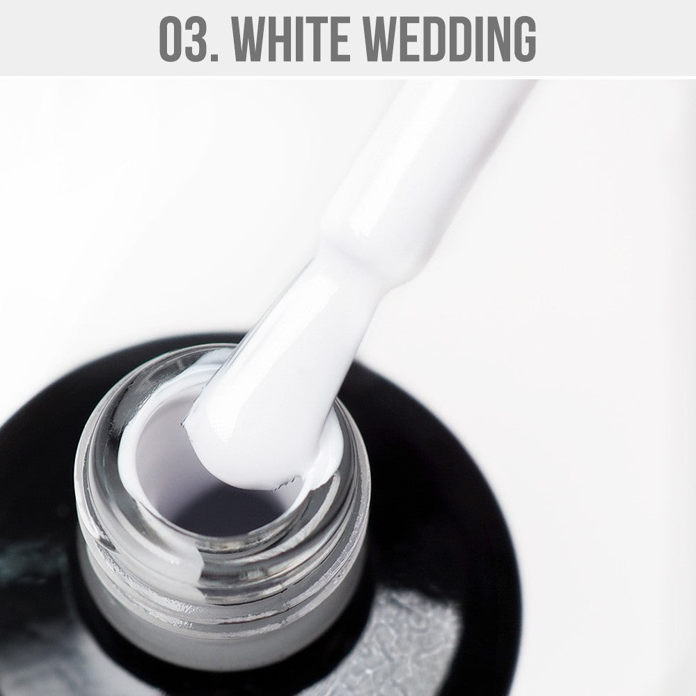 Mystic Nails - Gel Polish 003 - White Wedding