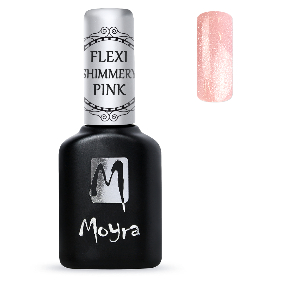 Moyra Gel Polish Flexi Base - Shimmery pink