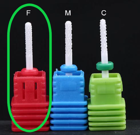 Nail Drill Bit -  Small Barrel - Fine