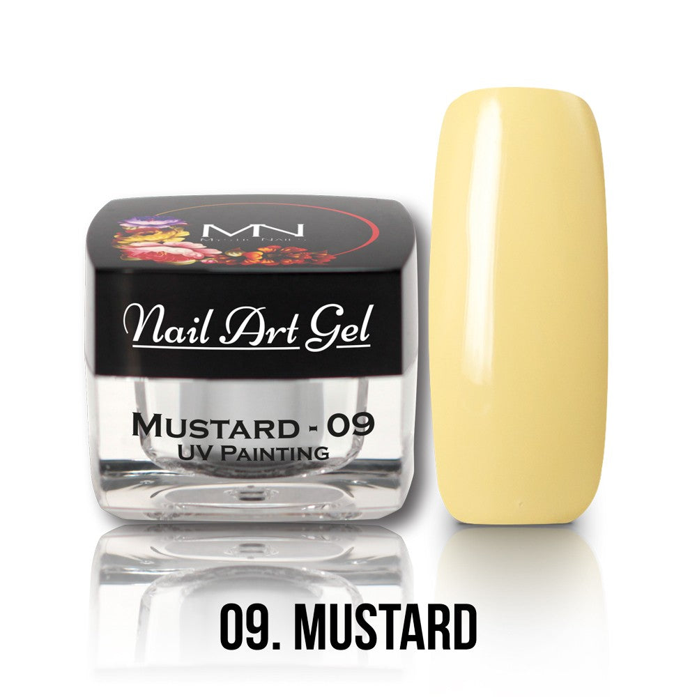Mystic Nails - Nail Art Gel - 009 - Mustard (HEMA-free)