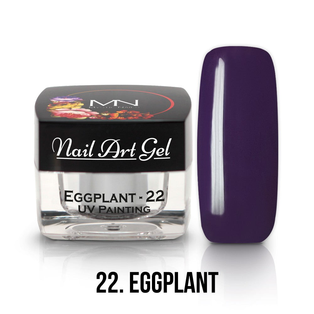 Mystic Nails - Nail Art Gel - 022 - Eggplant (HEMA-free)