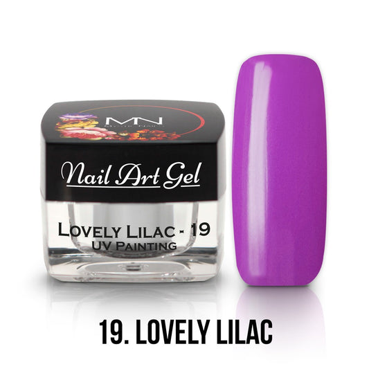 Mystic Nails - Nail Art Gel - 019 - Lovely Lilac (HEMA-free)