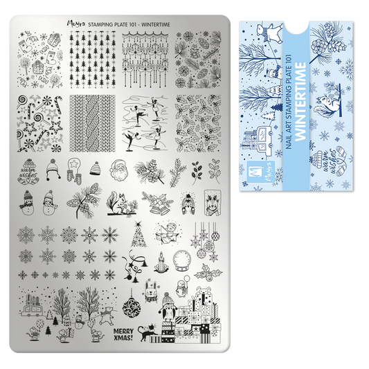 Moyra Stamping Plate - 101 - Wintertime