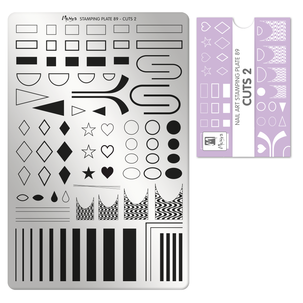 Moyra Stamping Plate - 89 - Cuts 2